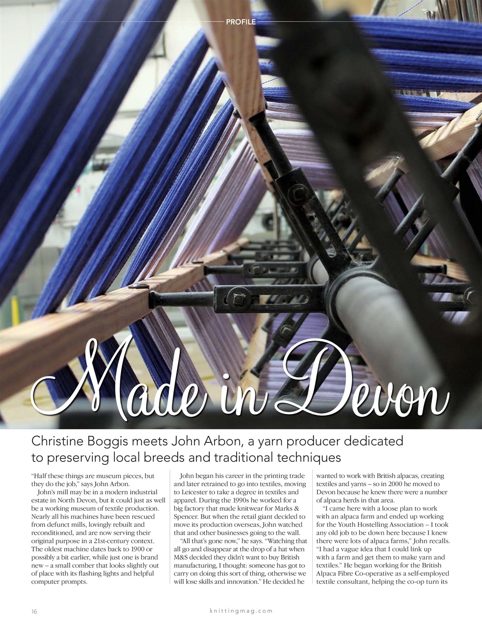 Knitting Preview Pages