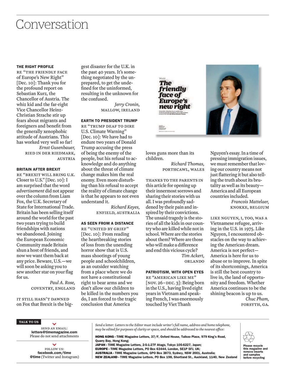 TIME Magazine Europe Preview Pages