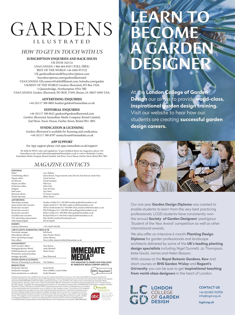 Gardens Illustrated Preview Pages