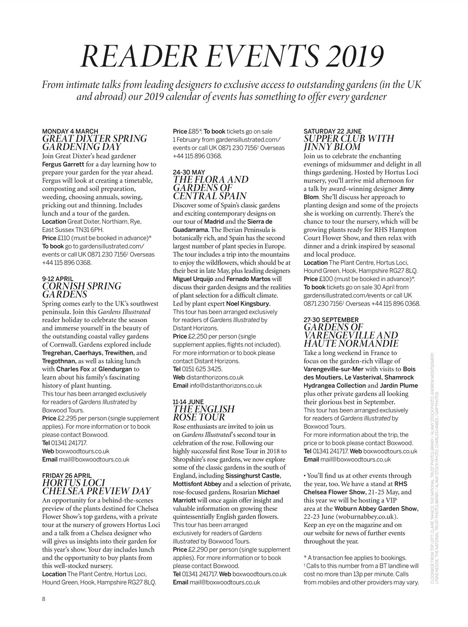 Gardens Illustrated Preview Pages