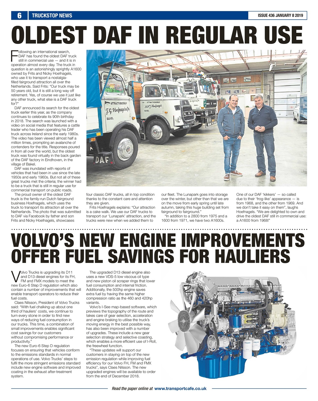 Truckstop News Preview Pages
