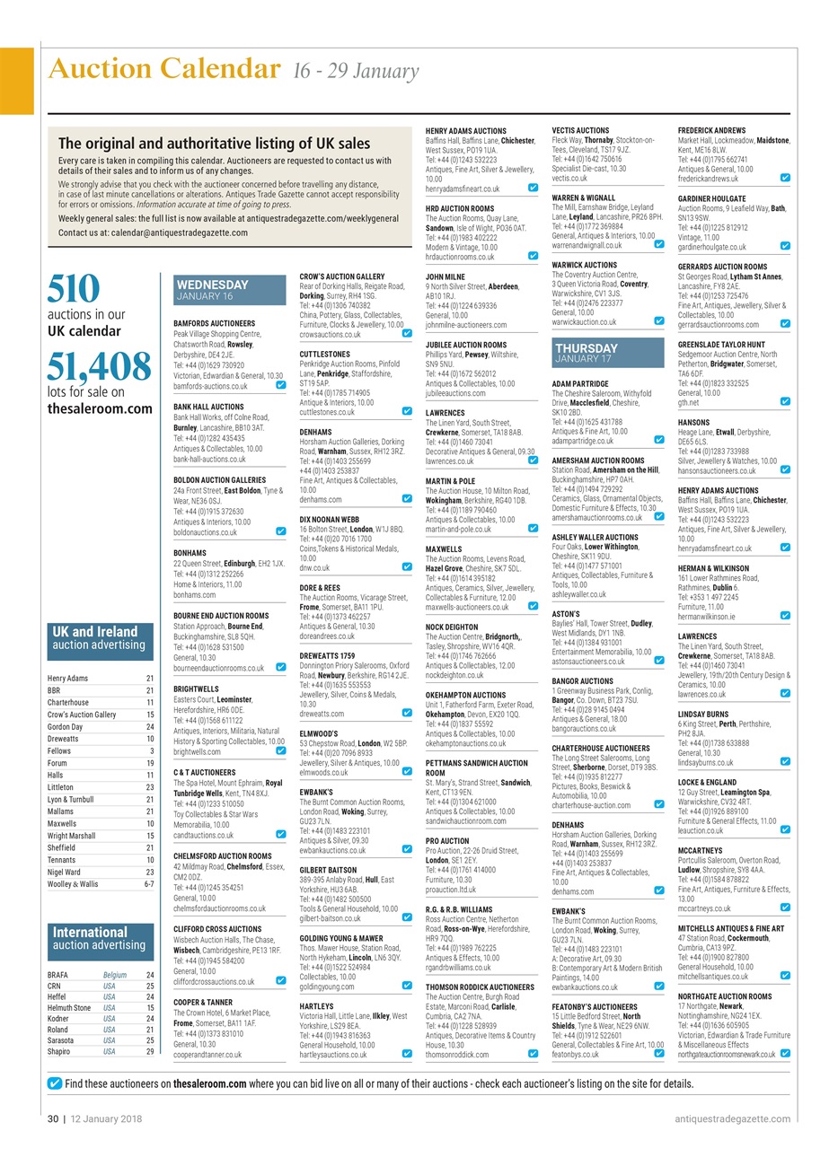 Antiques Trade Gazette Preview Pages