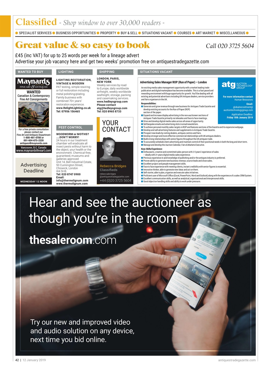 Antiques Trade Gazette Preview Pages