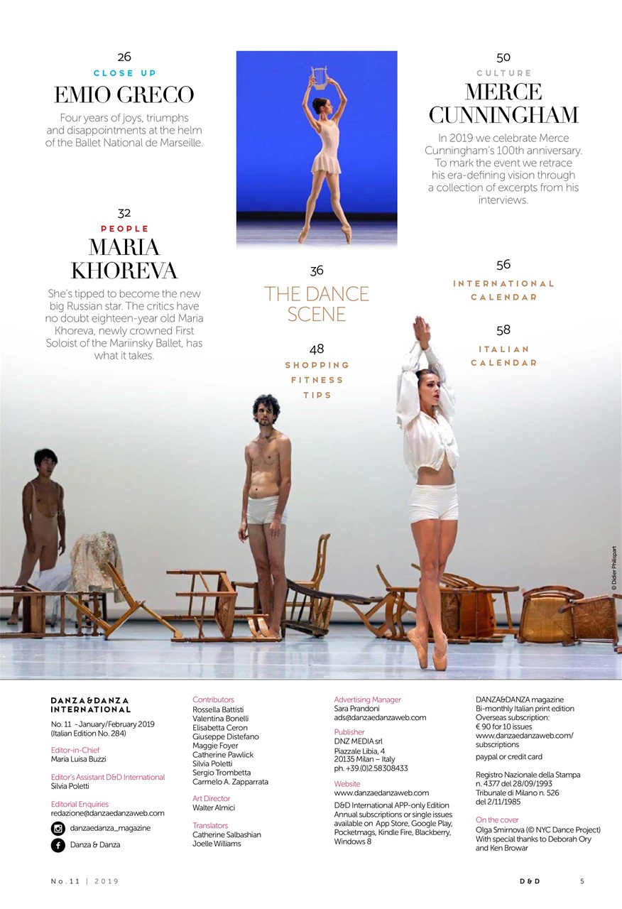 DANZA&DANZA International Preview Pages