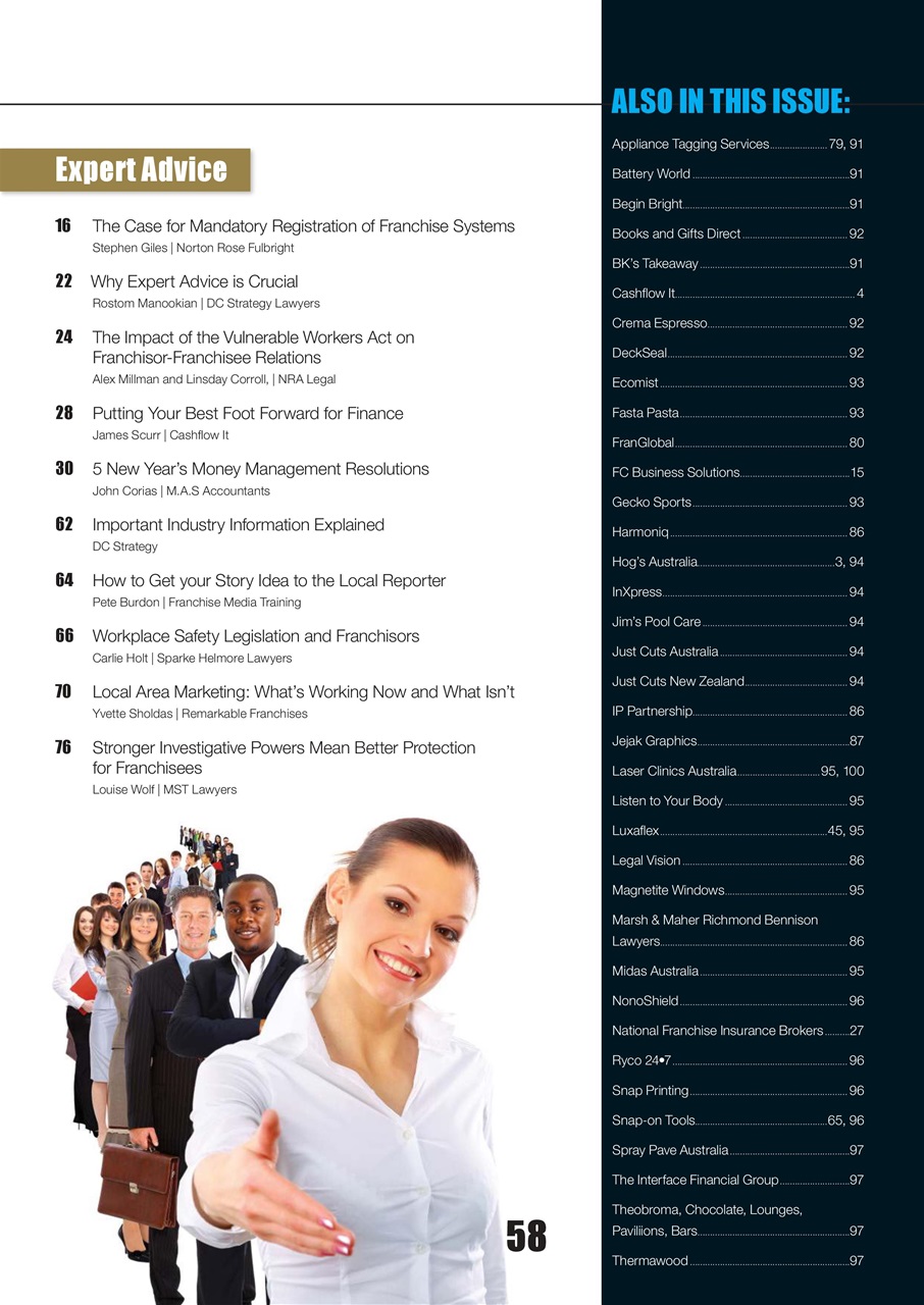 Business Franchise Australia&NZ Preview Pages