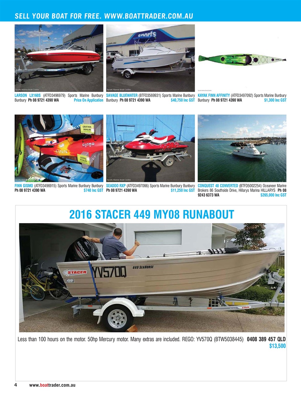 Boat Trader Australia Preview Pages