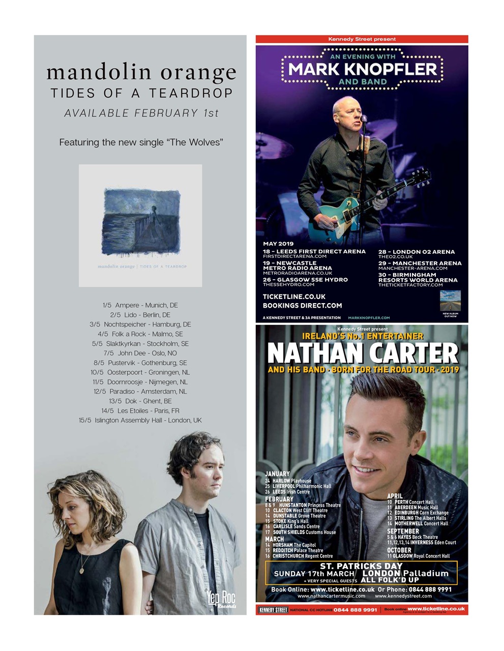 Country Music Preview Pages