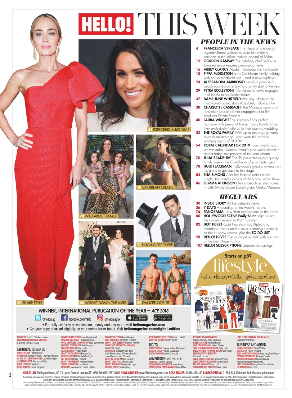 Hello! Magazine Preview Pages
