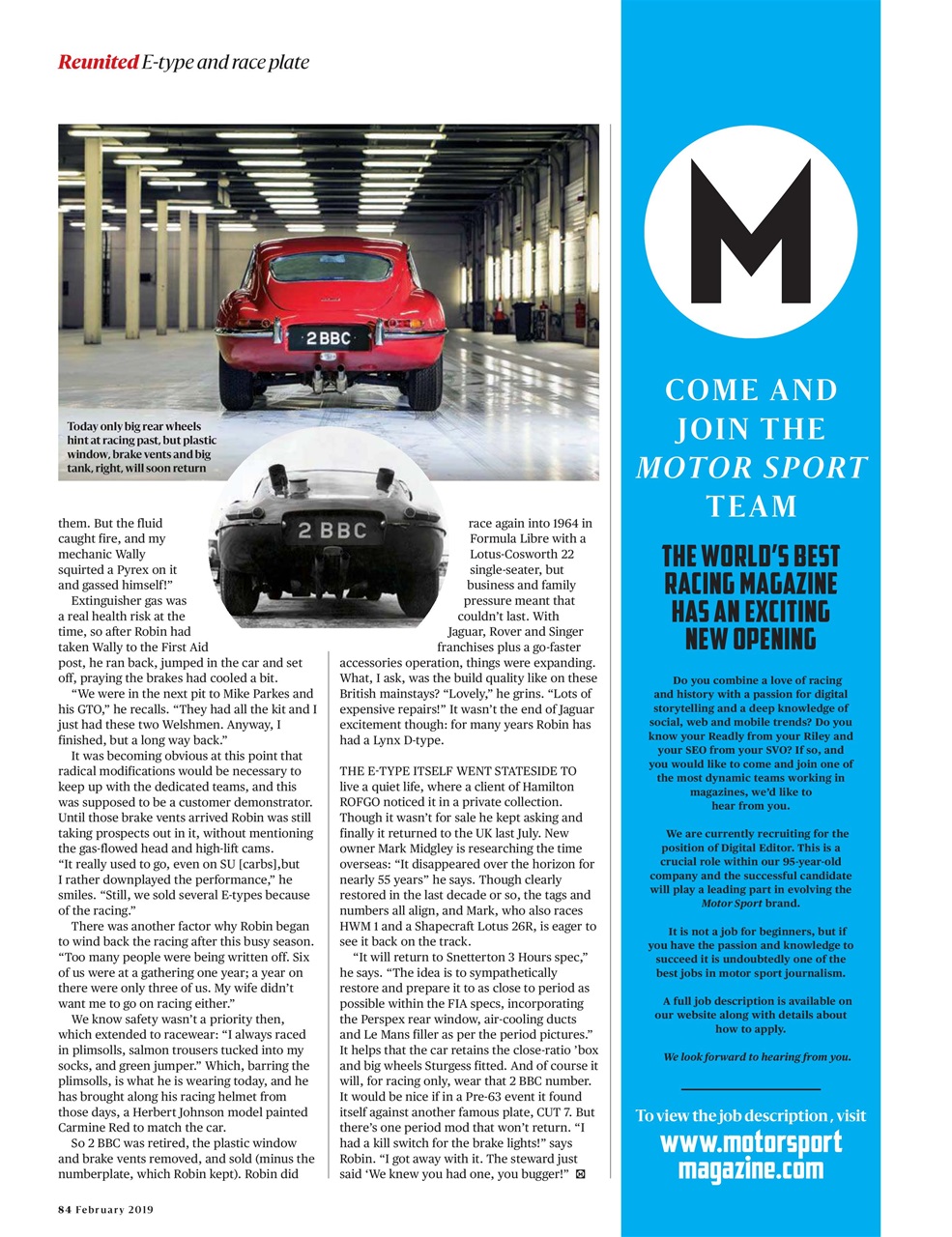 Motor Sport Magazine Preview Pages