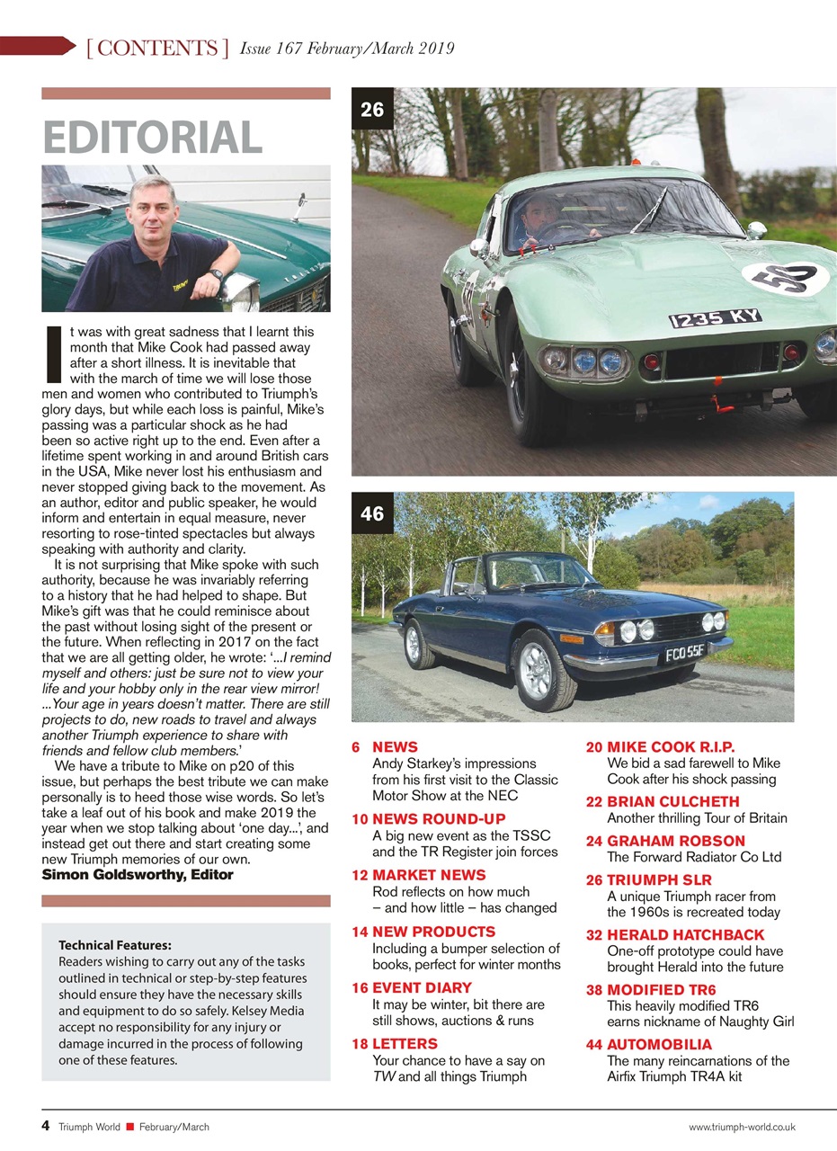 Triumph World Preview Pages