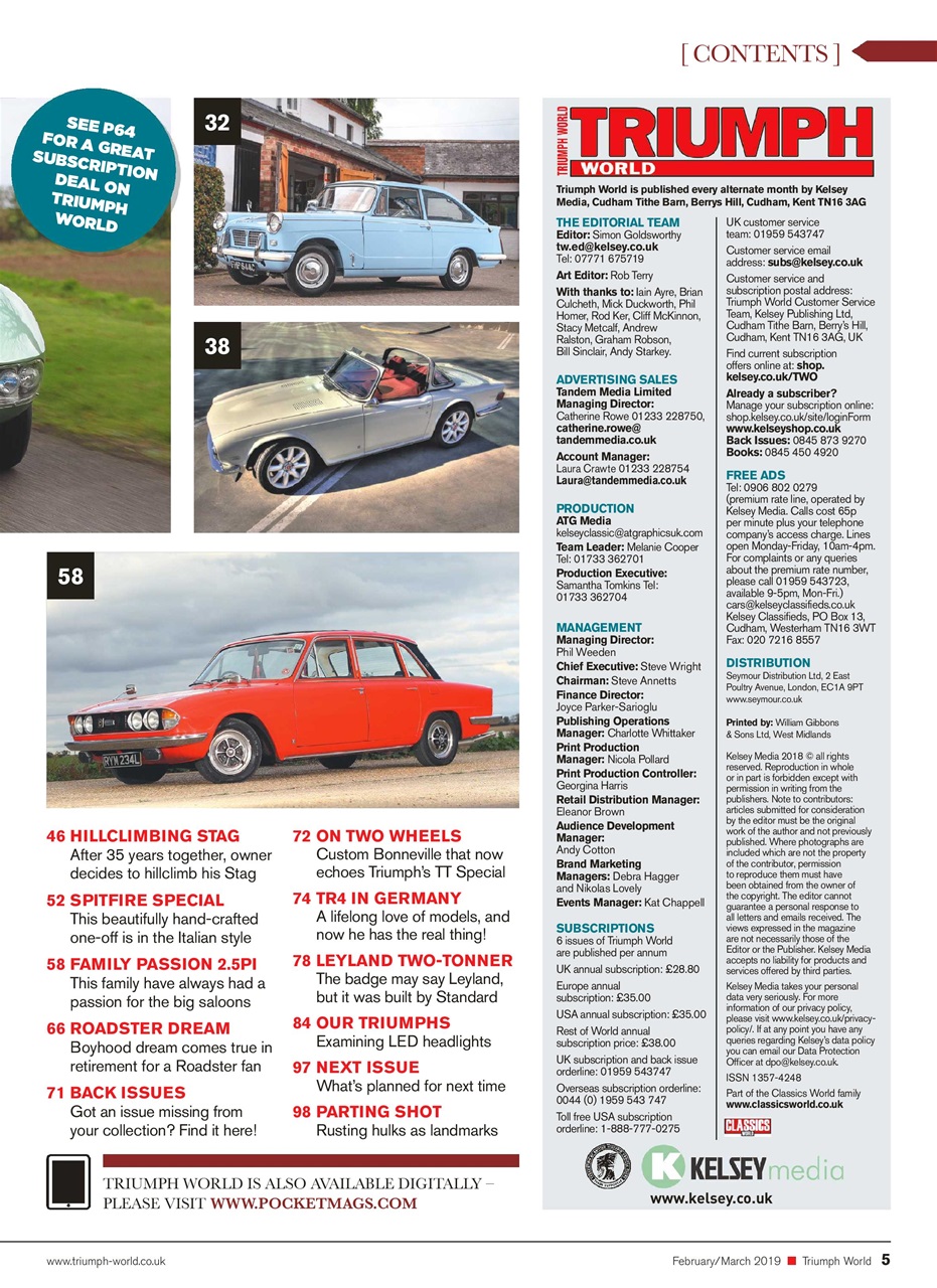 Triumph World Preview Pages