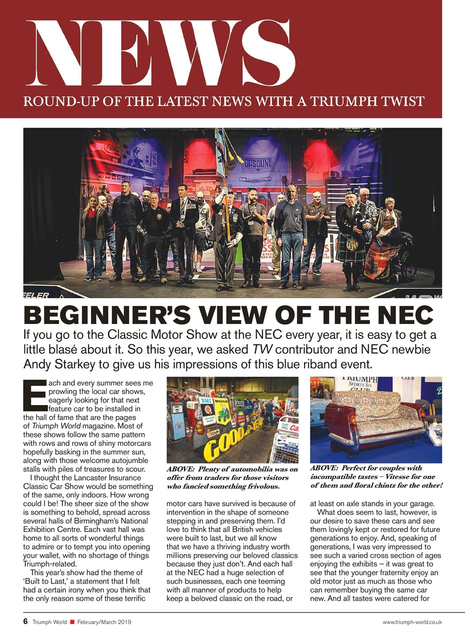 Triumph World Preview Pages