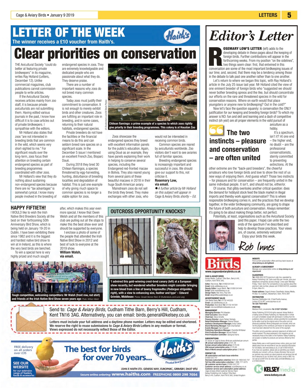 Cage & Aviary Birds Preview Pages