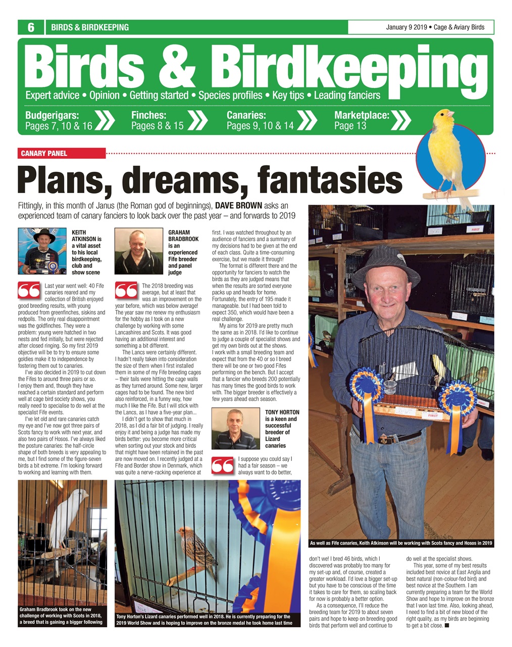 Cage & Aviary Birds Preview Pages