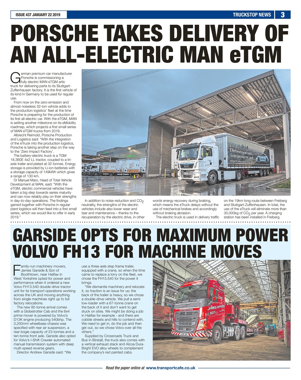Truckstop News Preview Pages