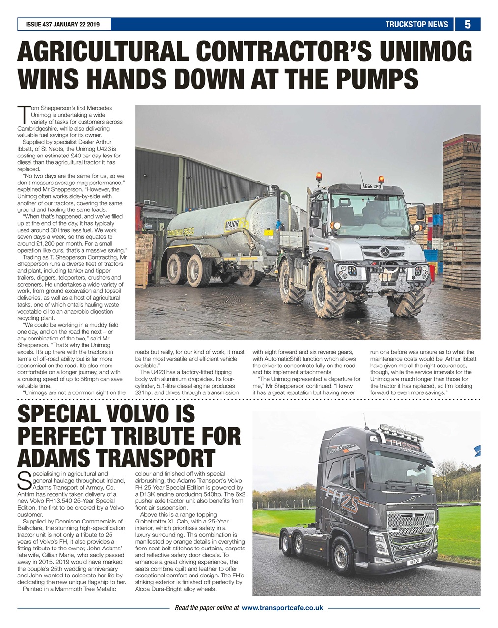 Truckstop News Preview Pages