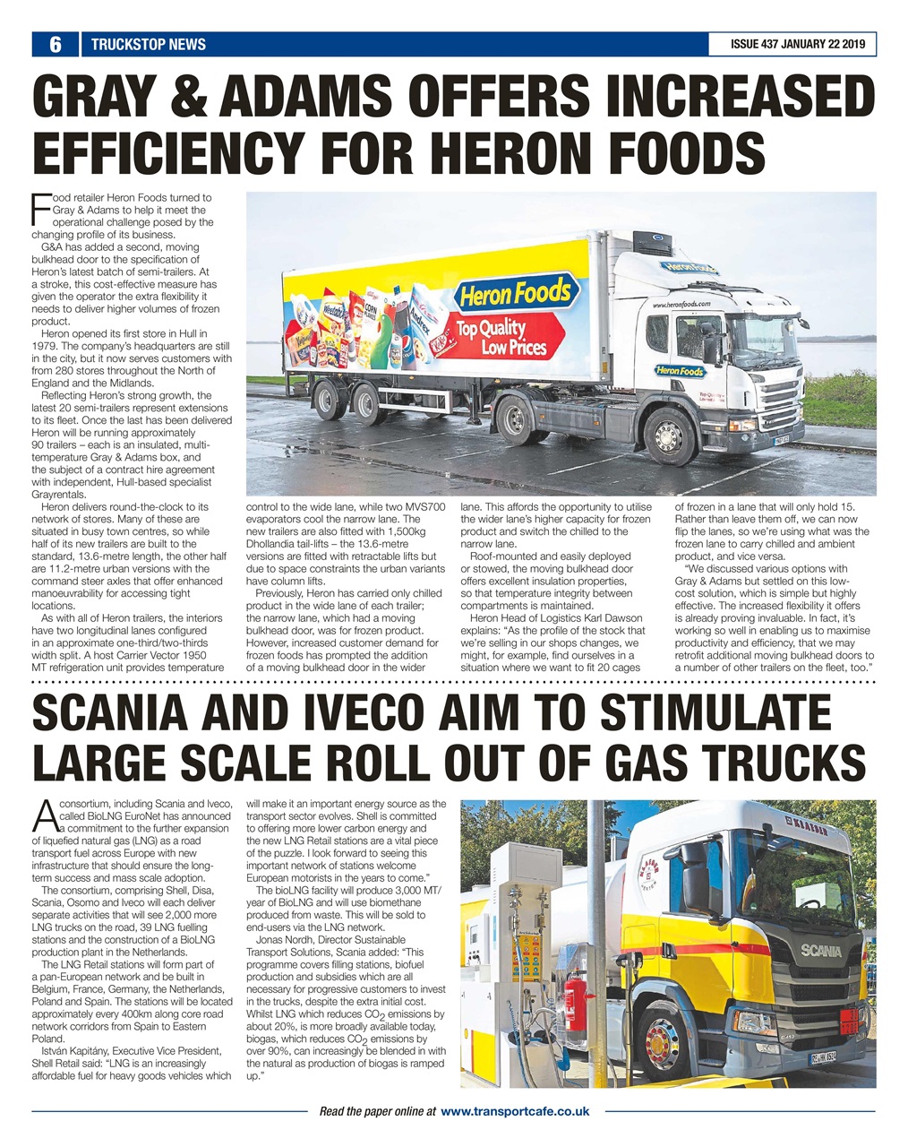 Truckstop News Preview Pages