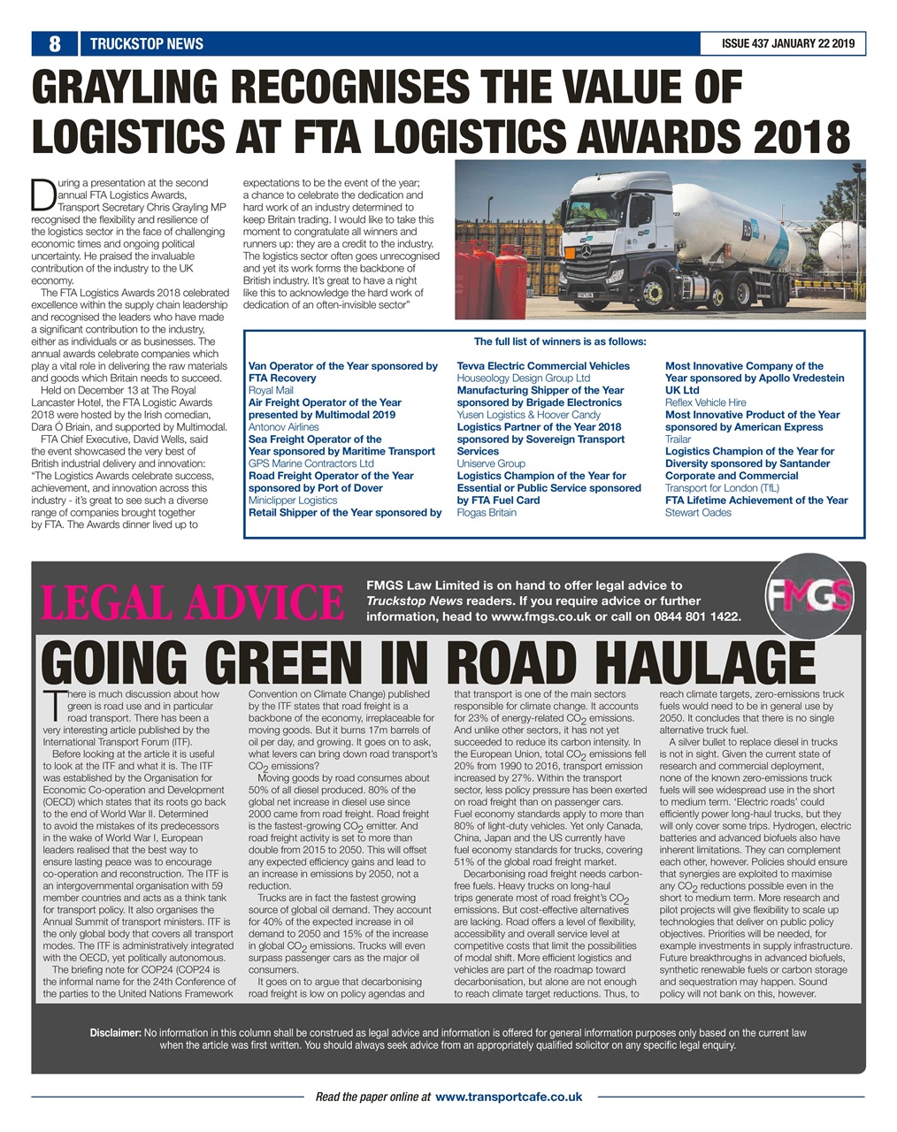 Truckstop News Preview Pages