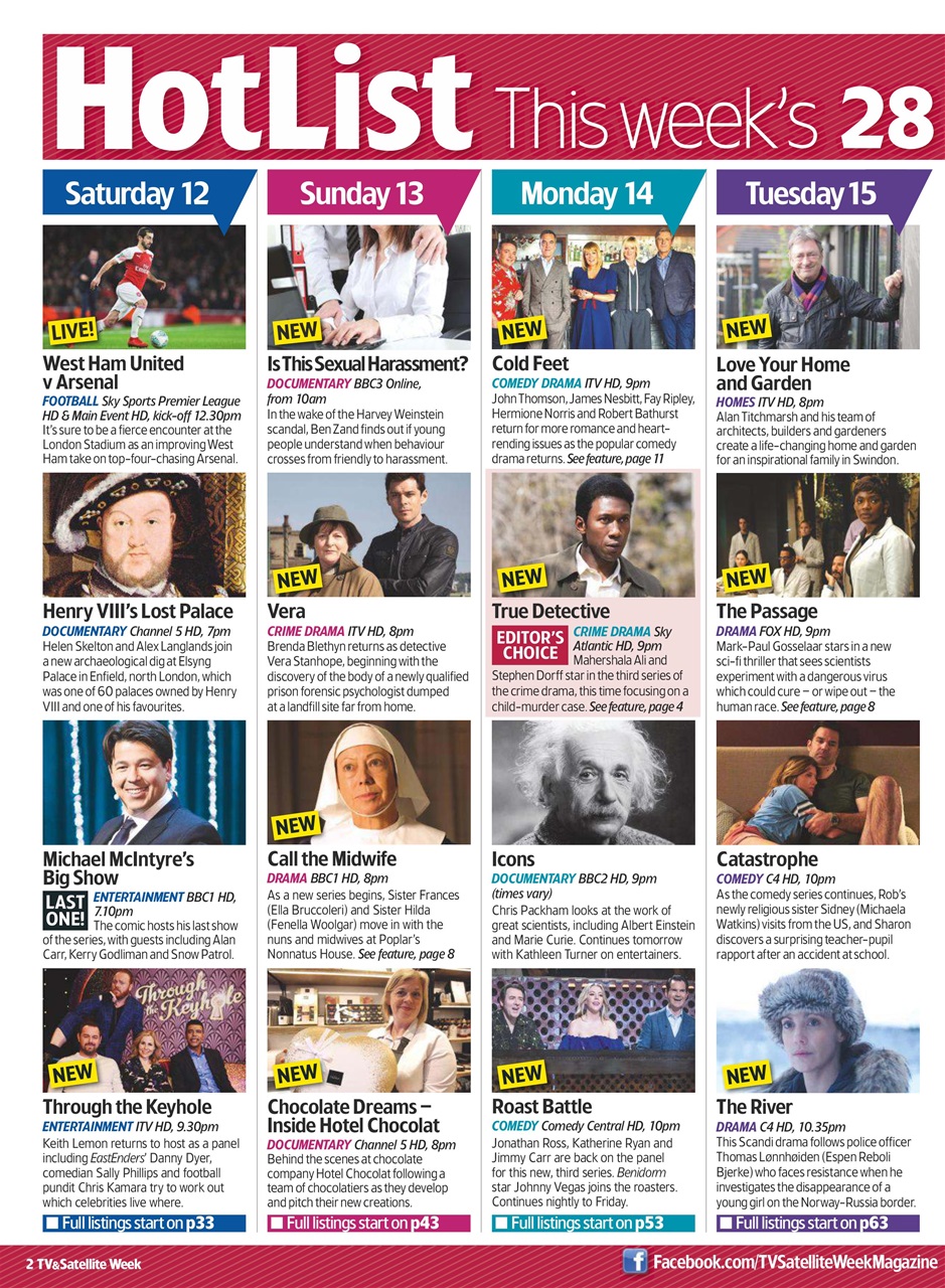 TV & Satellite Week Preview Pages
