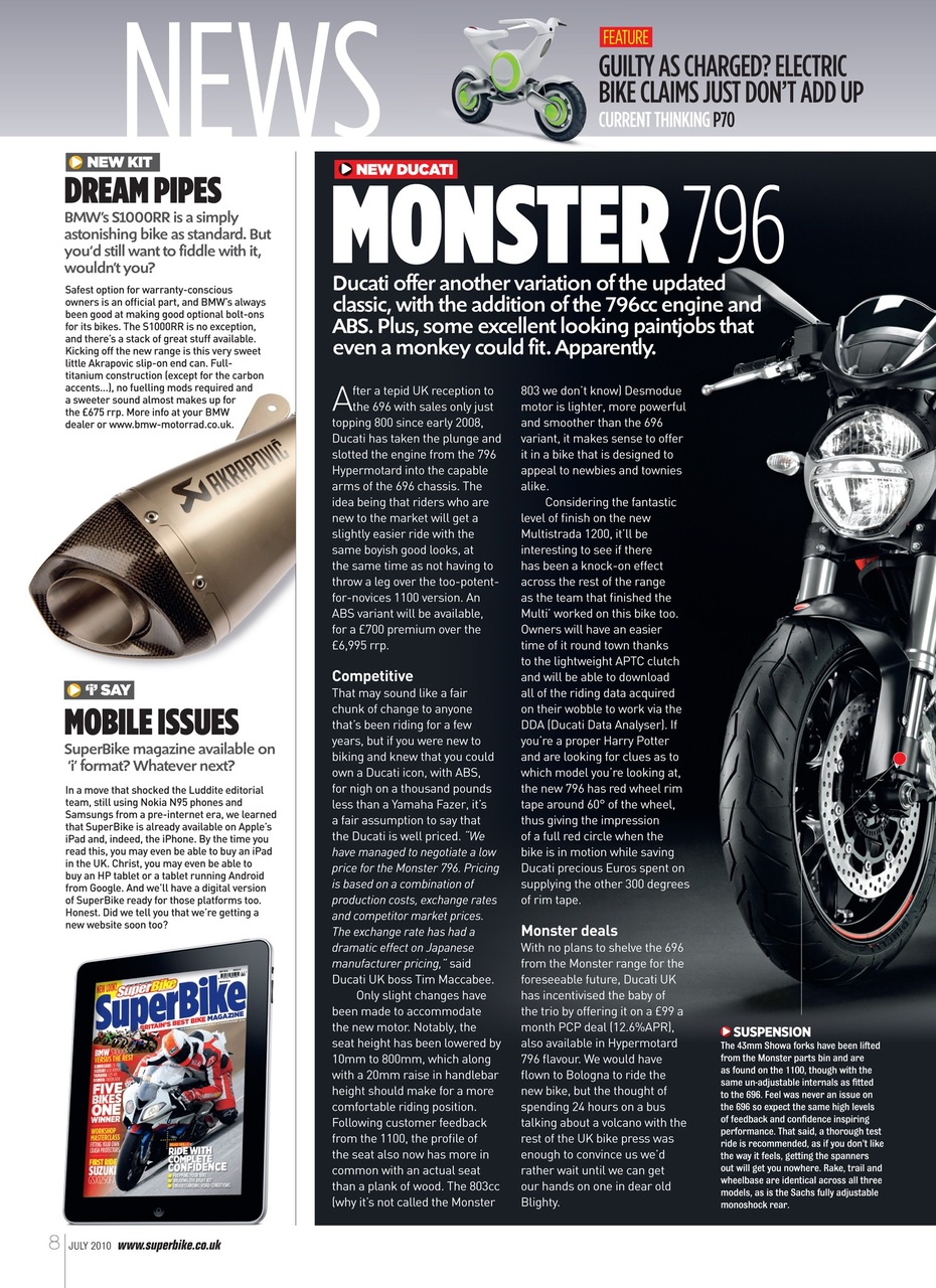 Superbike Magazine Preview Pages