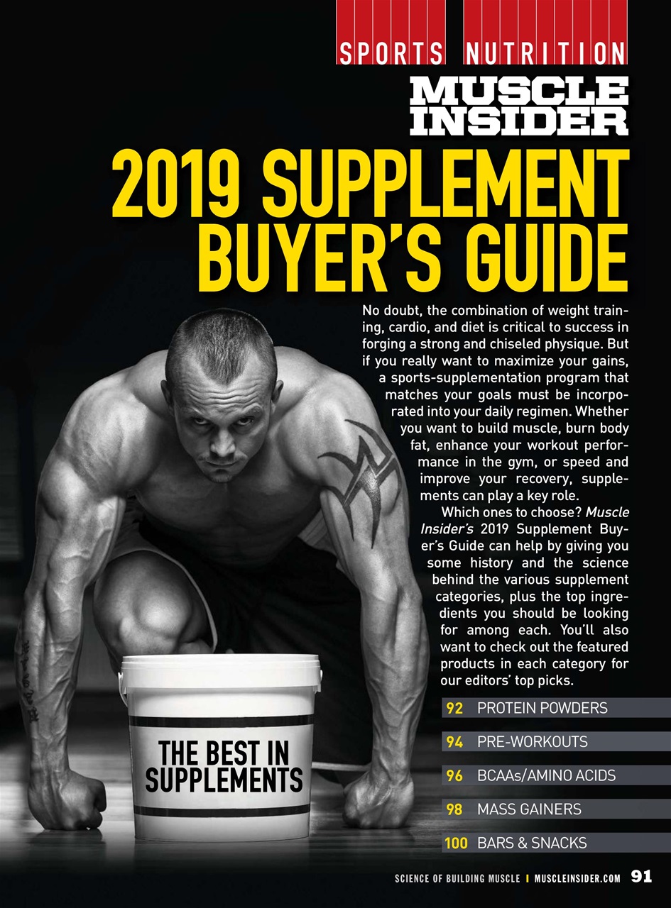 Muscle Insider Magazine Preview Pages