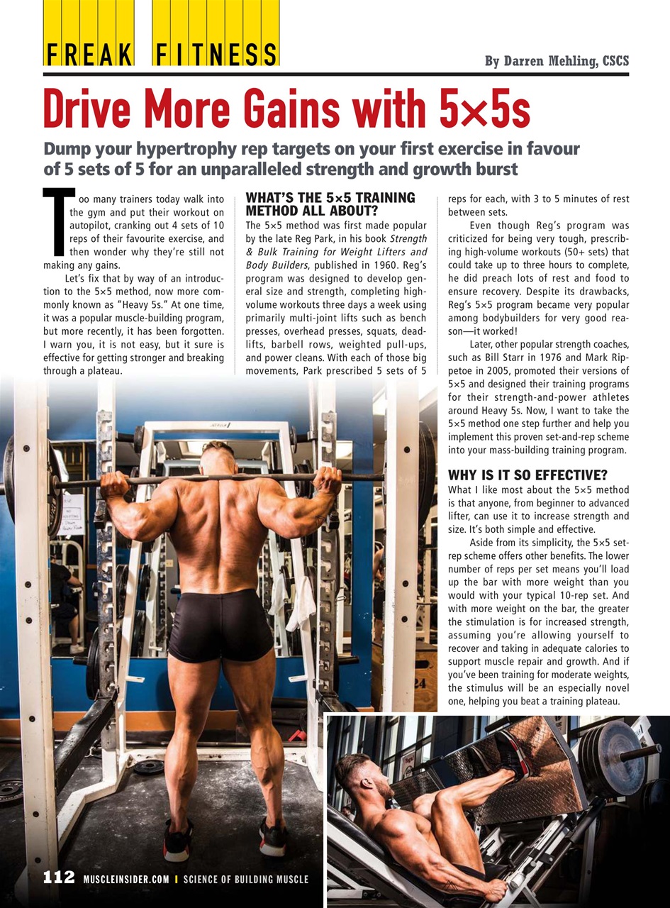 Muscle Insider Magazine Preview Pages