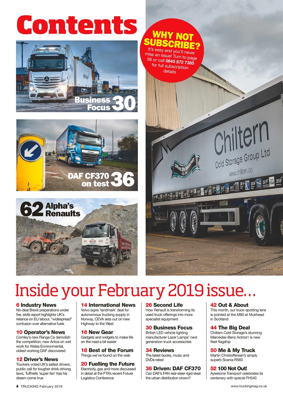 Trucking Magazine Preview Pages