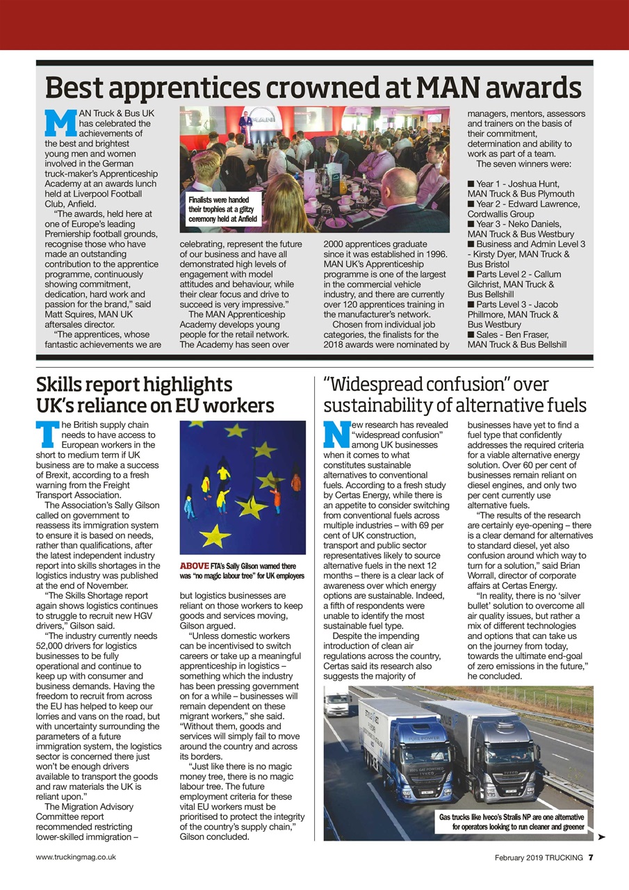 Trucking Magazine Preview Pages