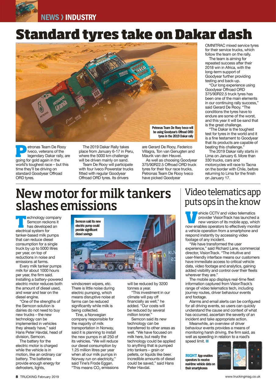 Trucking Magazine Preview Pages