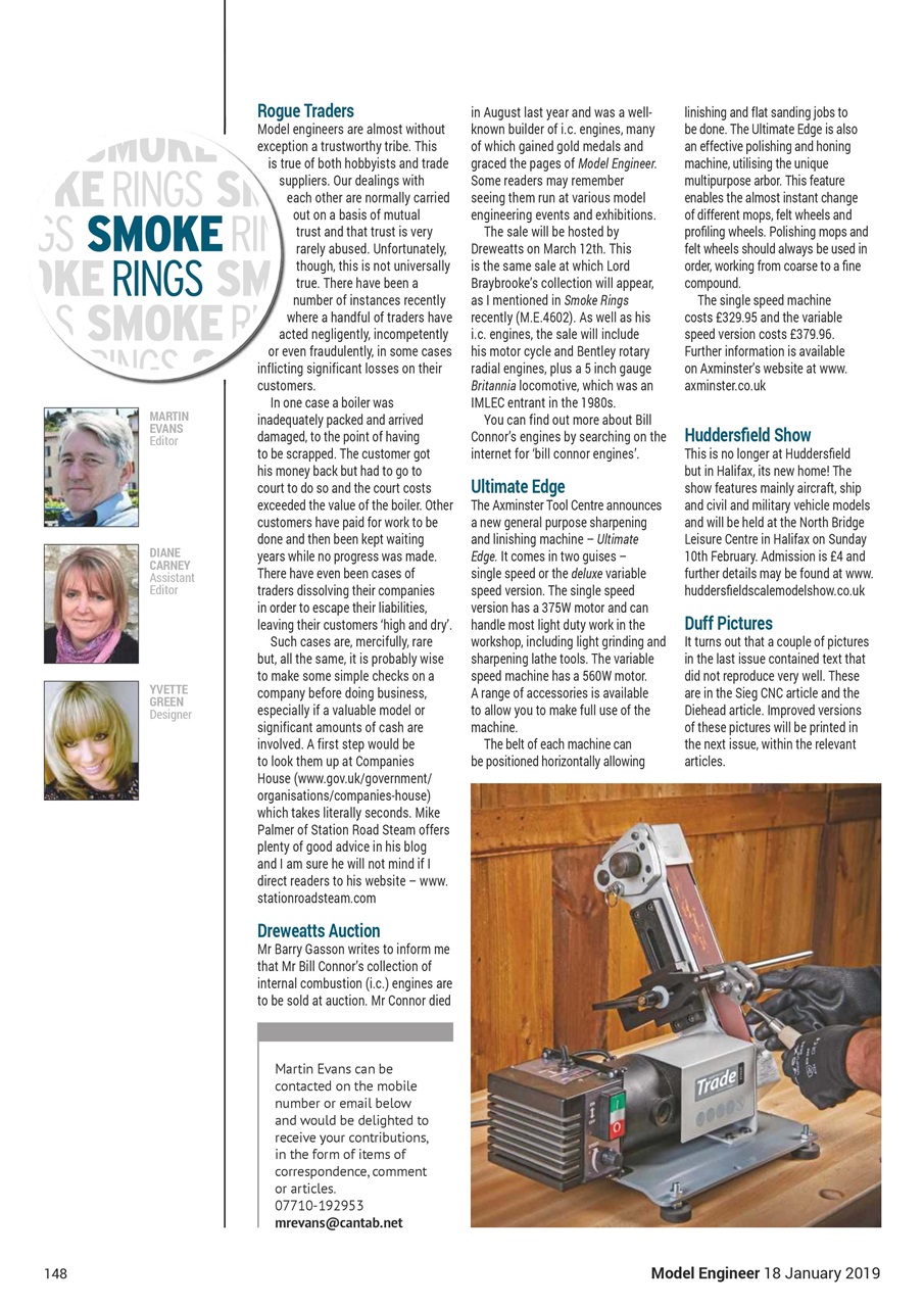 Model Engineer Preview Pages