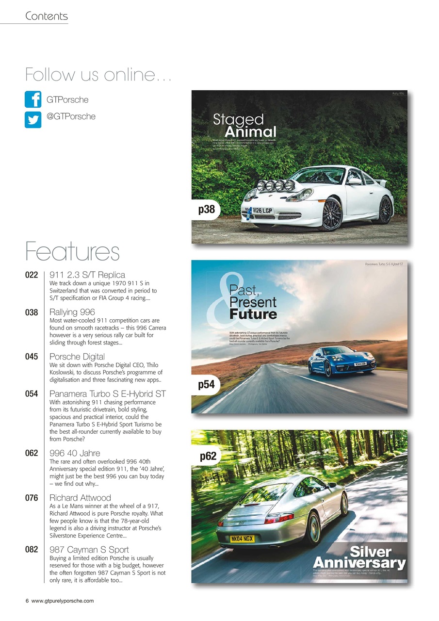 GT Porsche Preview Pages