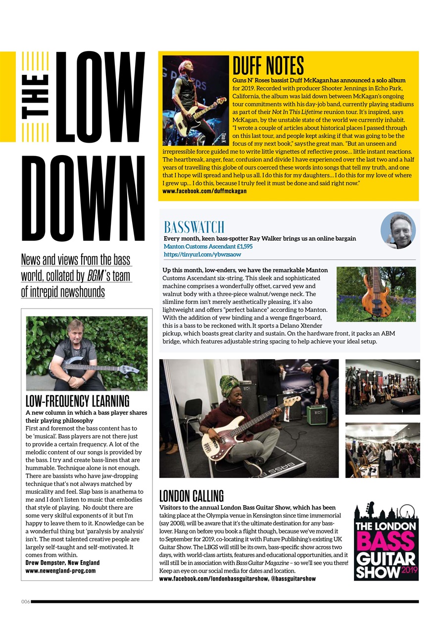 Bass Player UK Preview Pages