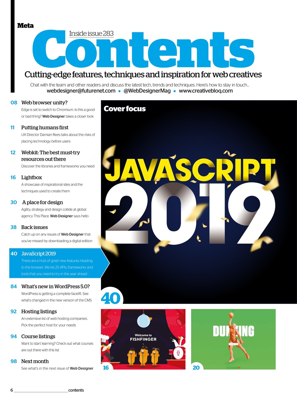 Web Designer Preview Pages