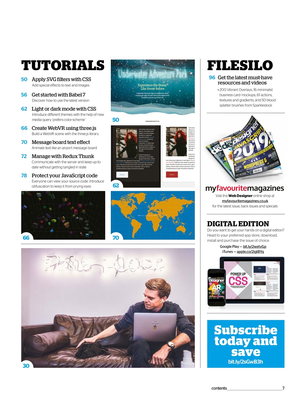 Web Designer Preview Pages