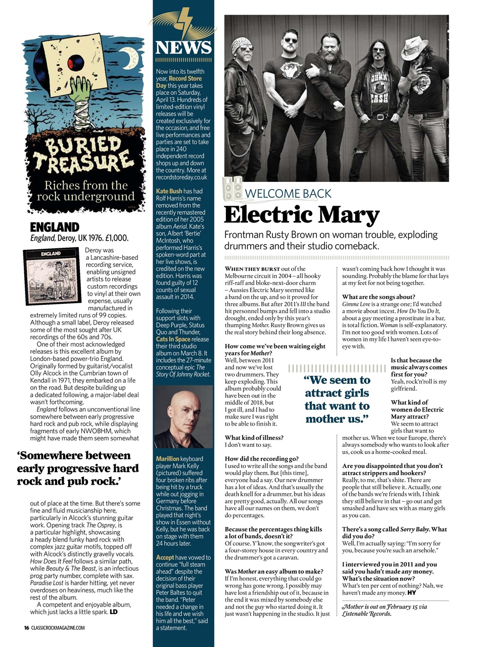 Classic Rock Preview Pages