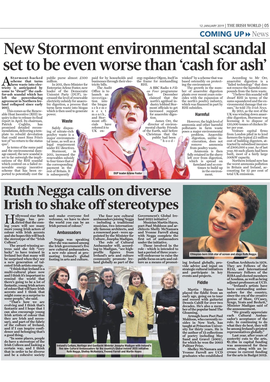 Irish World Preview Pages