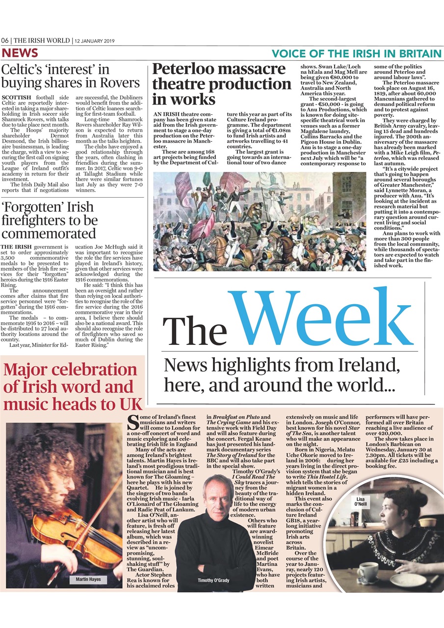 Irish World Preview Pages