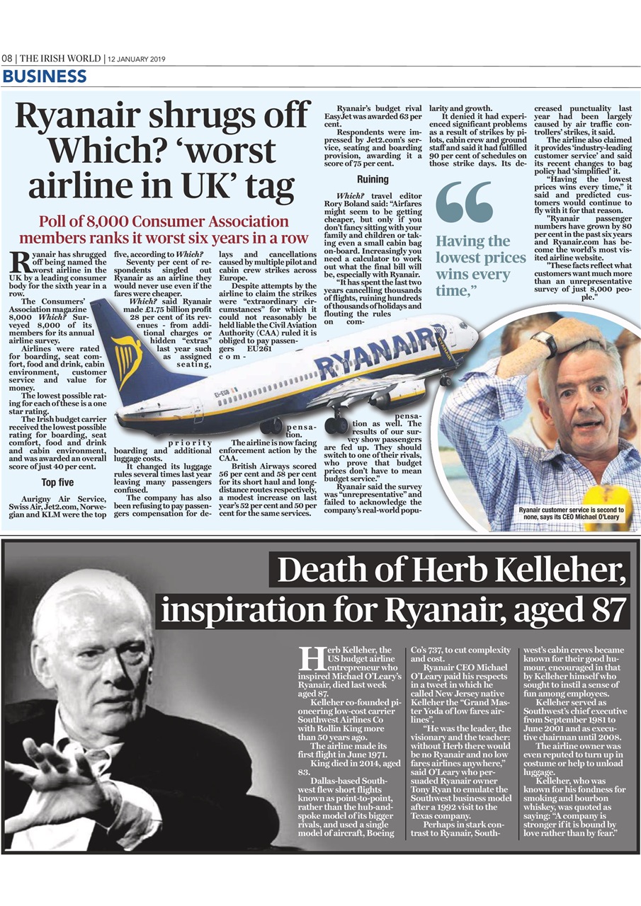 Irish World Preview Pages