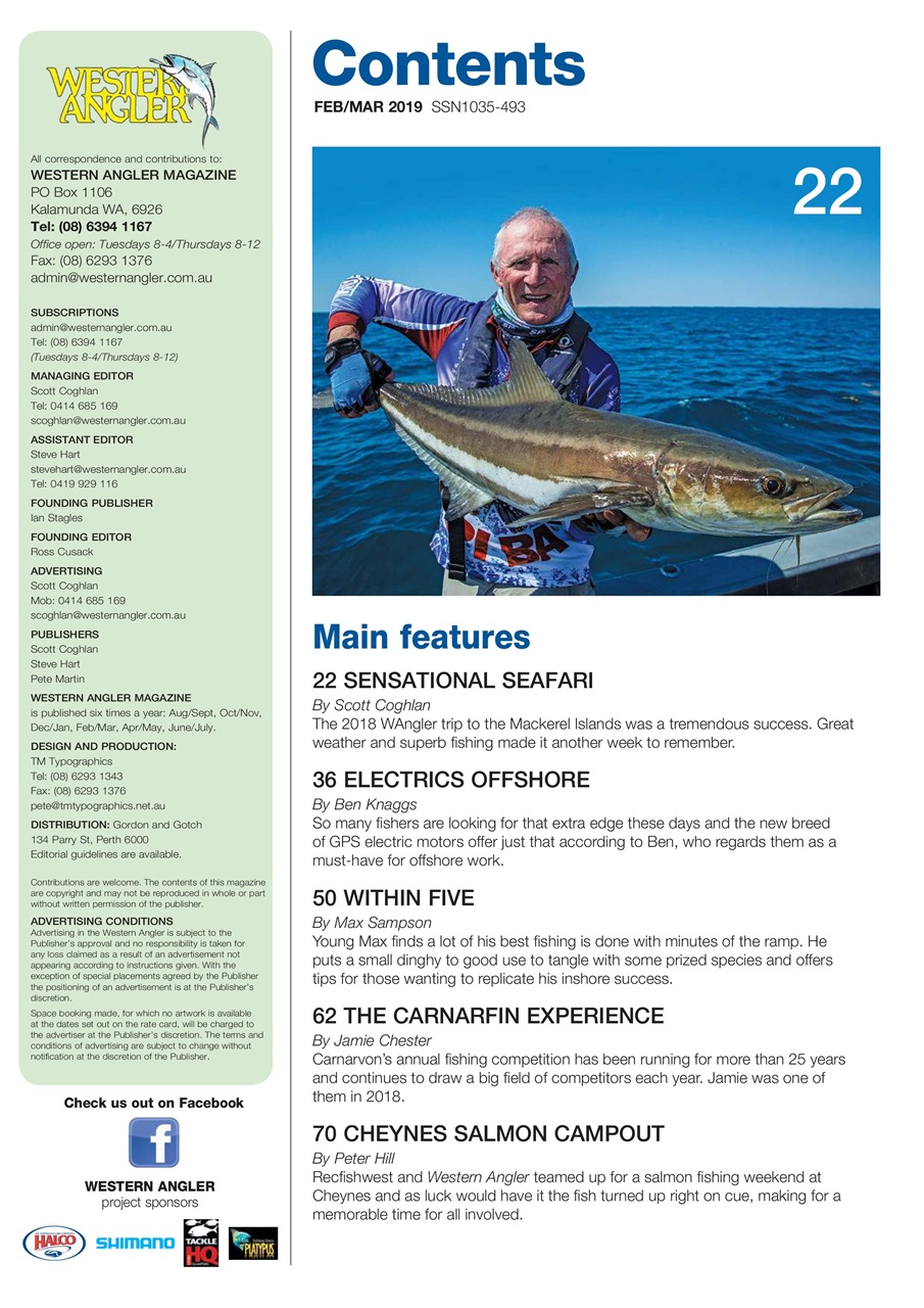 Western Angler Preview Pages