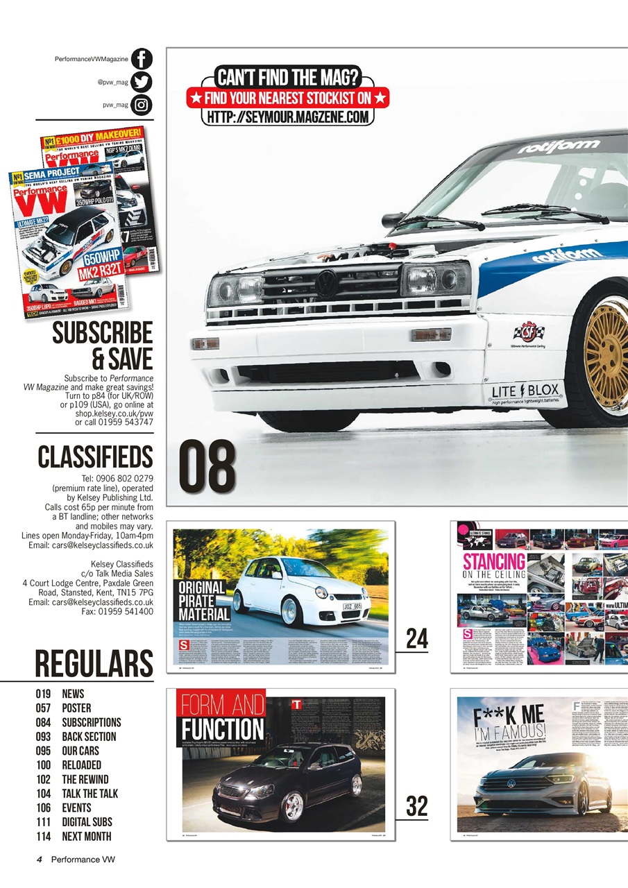 Performance VW Preview Pages