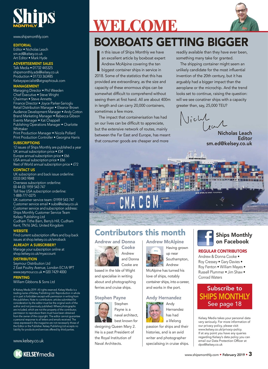 Ships Monthly Preview Pages