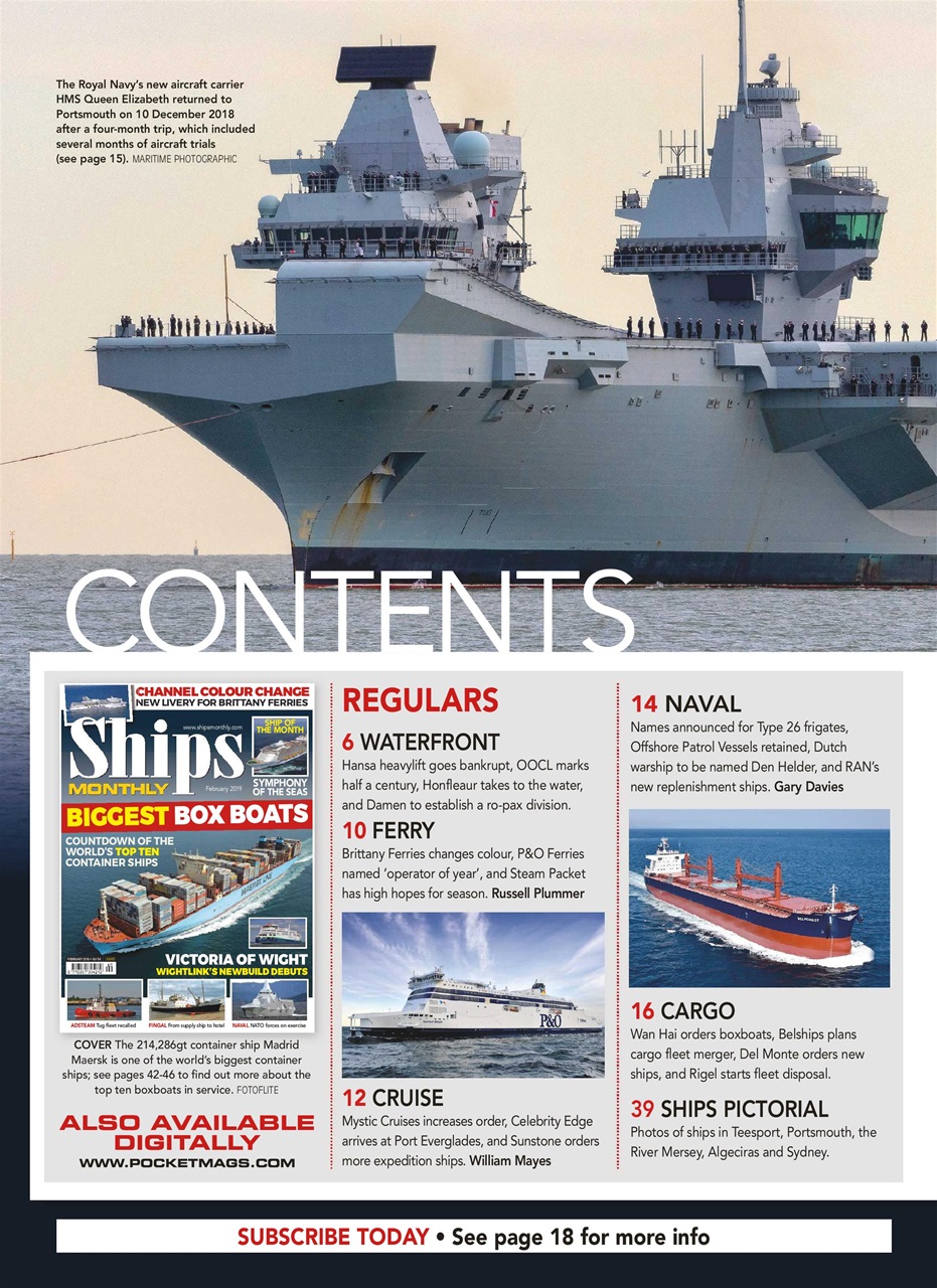 Ships Monthly Preview Pages