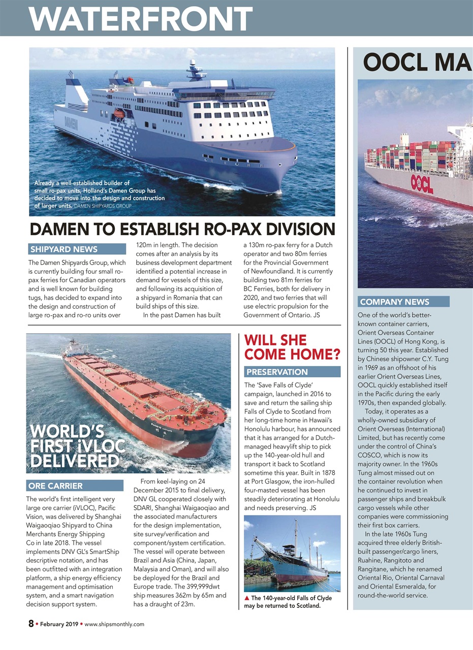 Ships Monthly Preview Pages