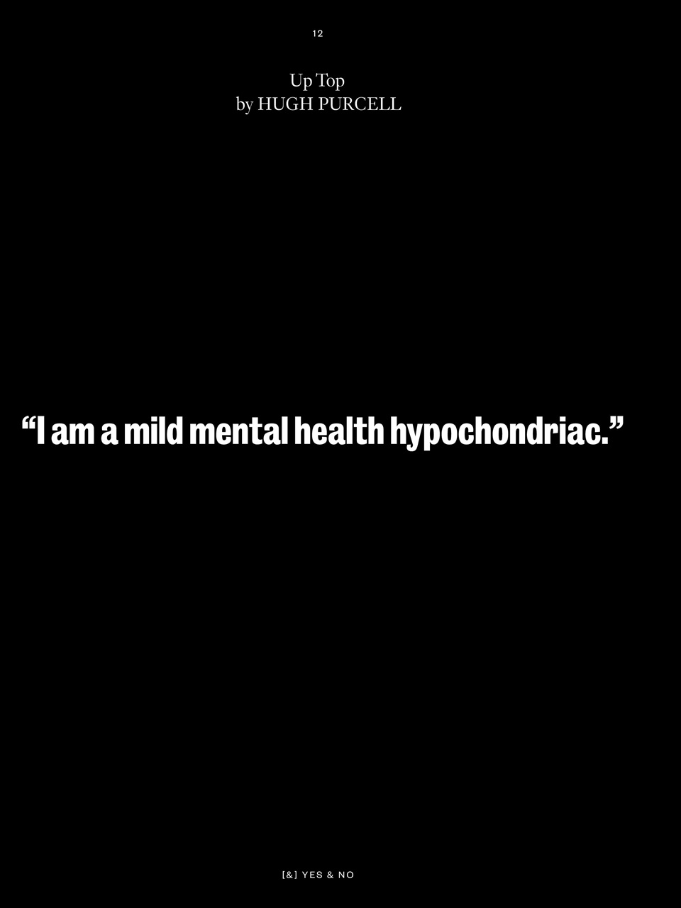 Yes & No Magazine Preview Pages