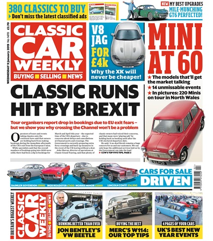 Classic Car Weekly issue 9th January 2019