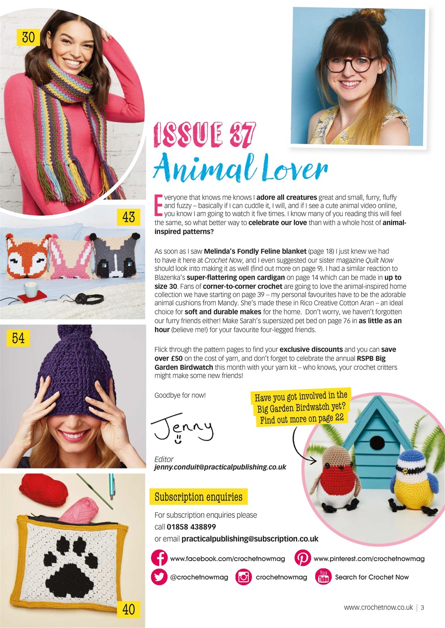 Crochet Now Magazine Preview Pages