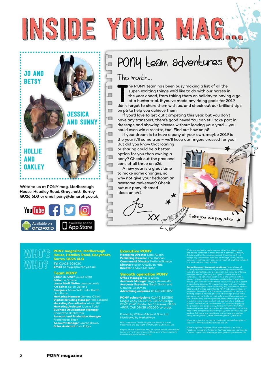 Pony Magazine Preview Pages