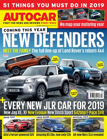 Autocar issue 9th January 2019