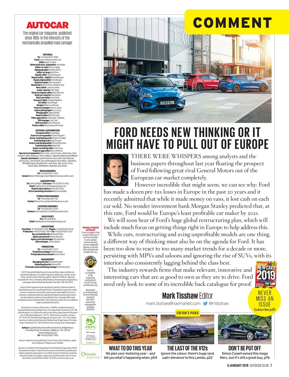 Autocar Preview Pages