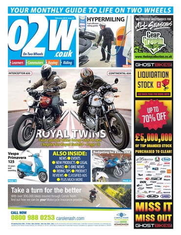 On Two Wheels February 2019 issue On Two Wheels February 2019